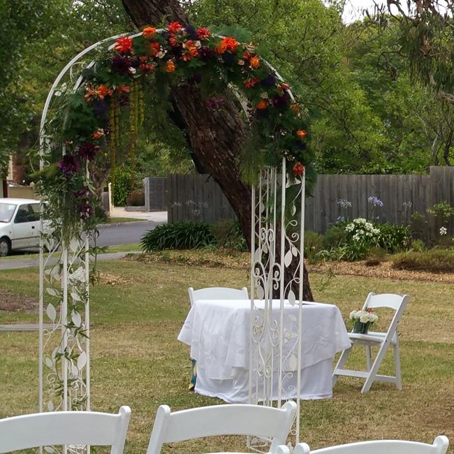 Wedding Arch Hire -Backdrops-Arbours Weddings Melbourne